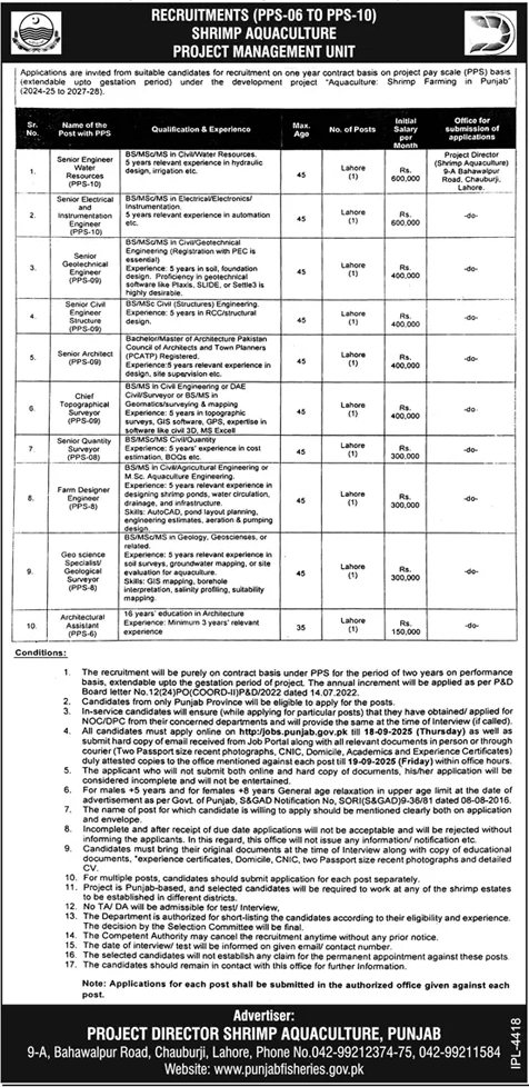 Jobs in SHRIMP AQUACULTURE